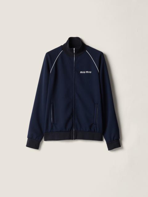Miu Miu Technical jersey blouson jacket