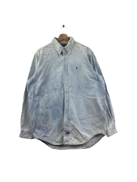 Other Designers Polo Ralph Lauren - Vtg POLO COUNTRY USA Pony Ralph Lauren Denim Jeans Jacket