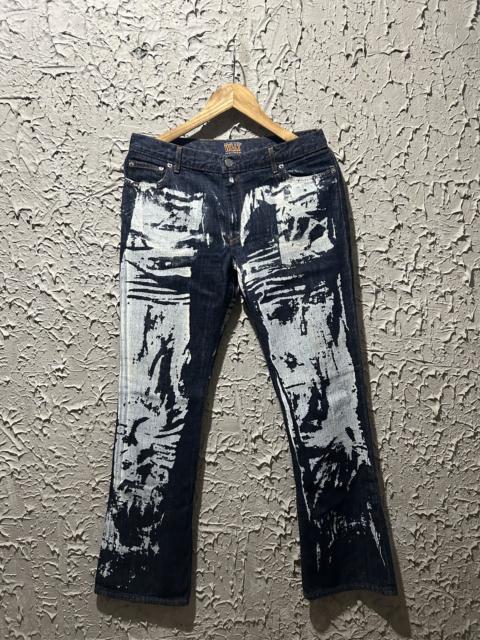 Walter Van Beirendonck walter van beirendonck paint splater jeans