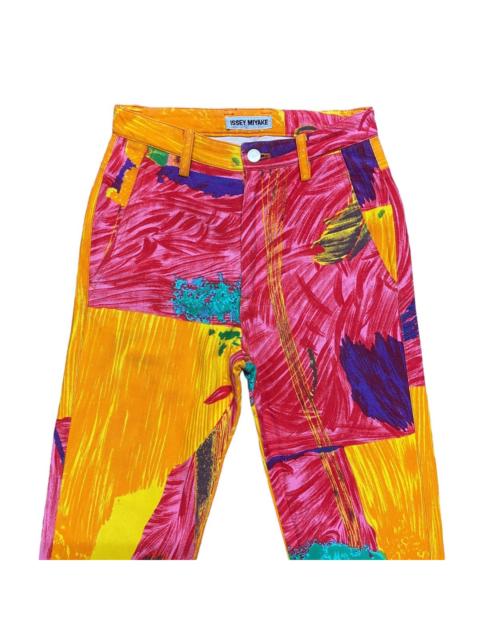 ISSEY MIYAKE Archive Issey Miyake Multi Colour Artisanal Painter Jeans