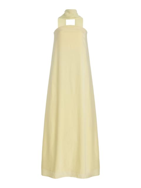 THIRD FORM Bia Strapless Maxi Dress yellow
