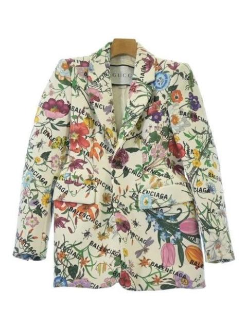 GUCCI Balenciaga x Gucci Hacker Project Floral Blazer