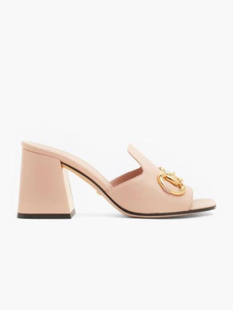 GUCCI Gucci Horsebit Heel Mules