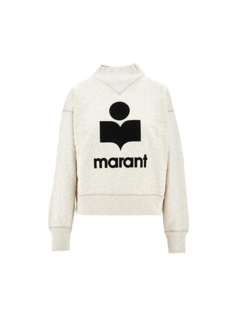 Isabel Marant Étoile 'MOBY' SWEATSHIRT WITH FLOCKED LOGO