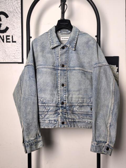 BALENCIAGA Balenciaga Logo Denim Jacket