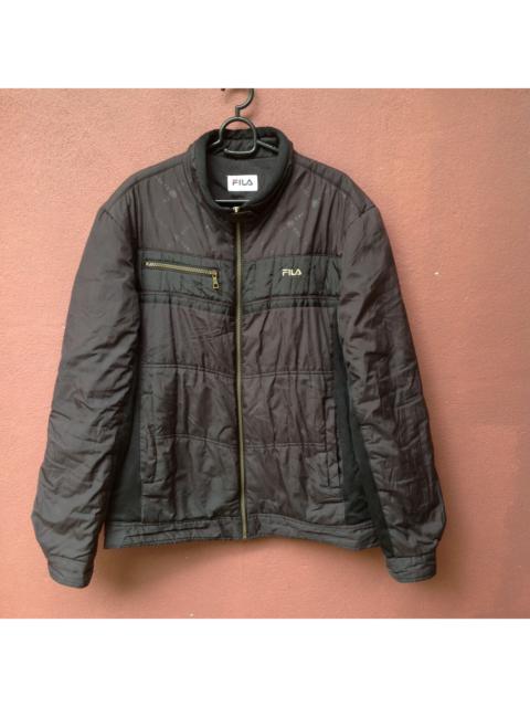 Other Designers Vintage 90s Fila Printed Zipper Jacket/Sweater/Fila Italy