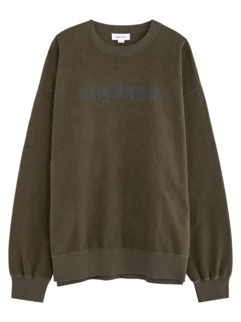 Alexander Mcqueen Logo-embroidered Cotton Sweatshirt