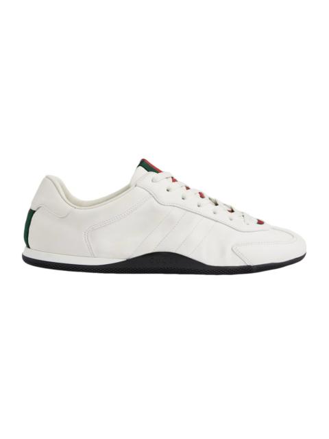 GUCCI GUCCI Shift $1050 Men's White Leather Sneakers New & Authent