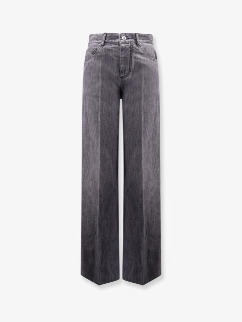 Bottega Veneta Bottega Veneta Black Washed Palazzo Denim Jeans