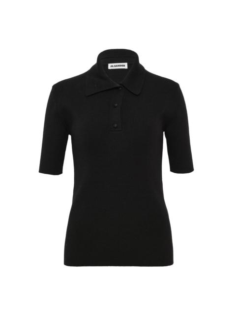 Jil Sander Polo Jumper Superfine Merino