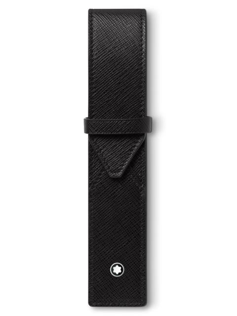 Montblanc Montblanc Sartorial Leather 1-Pen Pouch in Black at Nordstrom