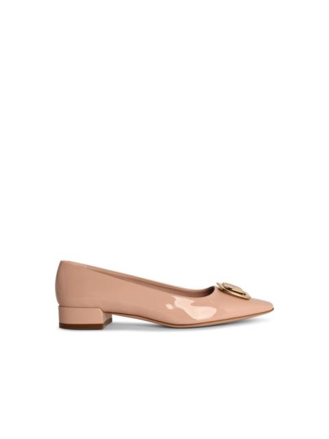 FERRAGAMO Salvatore Ferragamo Pink Shiny Leather Décollètè Women