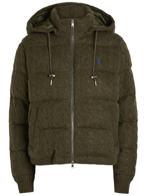 Polo Ralph Lauren Polo Ralph Lauren Padded Wool and Cashmere-blend Jacket