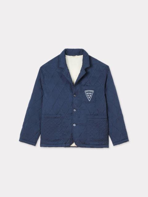KENZO 'KENZO Badges' quilted workwear jacket in cupro