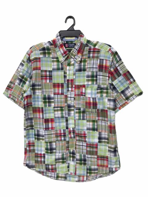 Other Designers Vintage - Vintage Chaps Patch Madras Shirt
