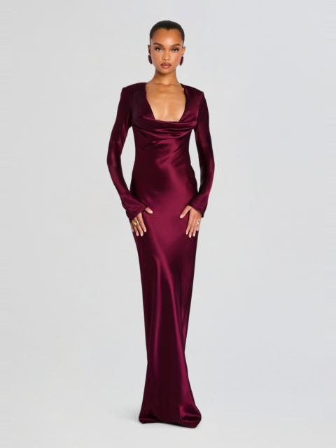 RETROFÊTE ANNA COWL EVENING DRESS