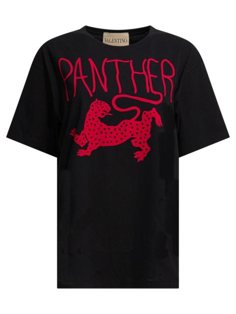 Valentino Valentino "panther" Crewneck T-shirt