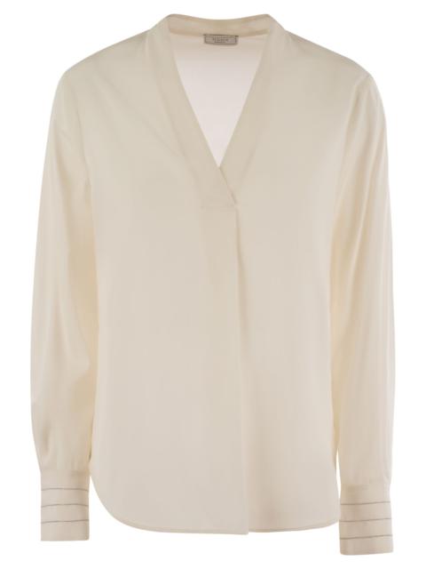 Peserico - Peserico Women Silk Crepe Shirt