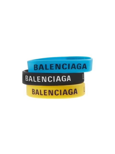 BALENCIAGA Limited Edition Bracelet Set in Yellow/black/blue