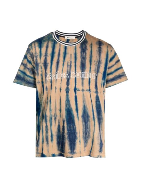 WALES BONNER LOGO-PRINT TIE-DYE T-SHIRT