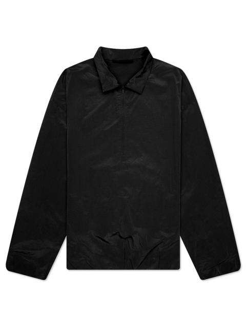 ESSENTIALS RIPSTOP HALFZIP PULLOVER - BLACK