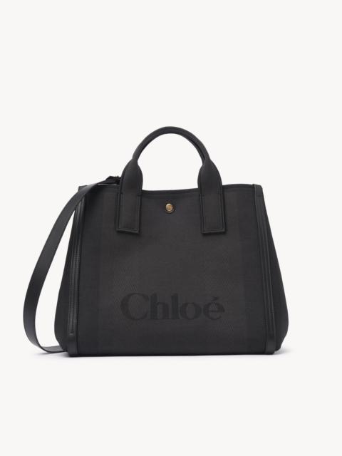 Chloé CHLOÉ CARRY TOTE BAG IN CANVAS