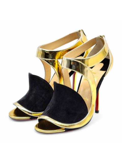 Rotonda Sandal Pumps 100 - Leather - Gold - EU 36.5 / US 6