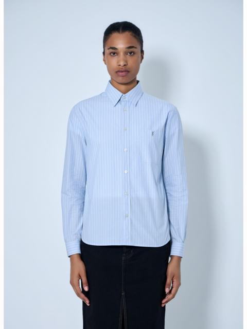 SAINT LAURENT Saint Laurent Women Striped Cotton Poplin Shirt
