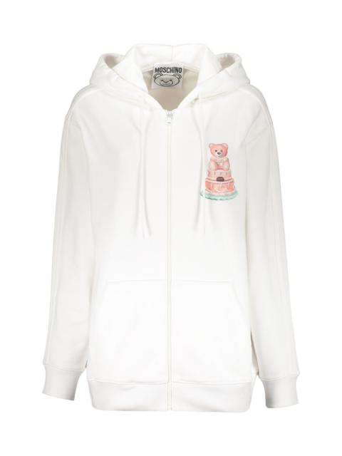 Moschino Cotton Full Zip Hoodie