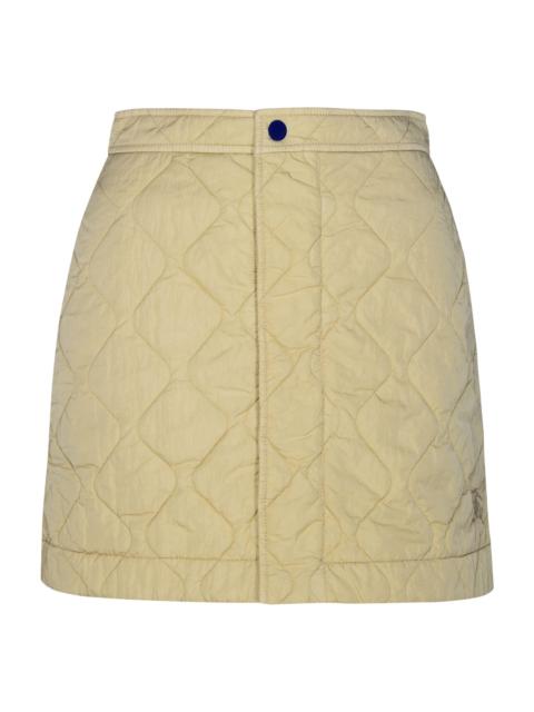 Burberry Beige Nylon Miniskirt