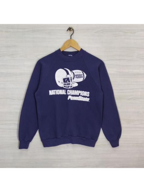 Other Designers Vintage - 80s 90s Penn State National Champion Raglan Sweatshirt