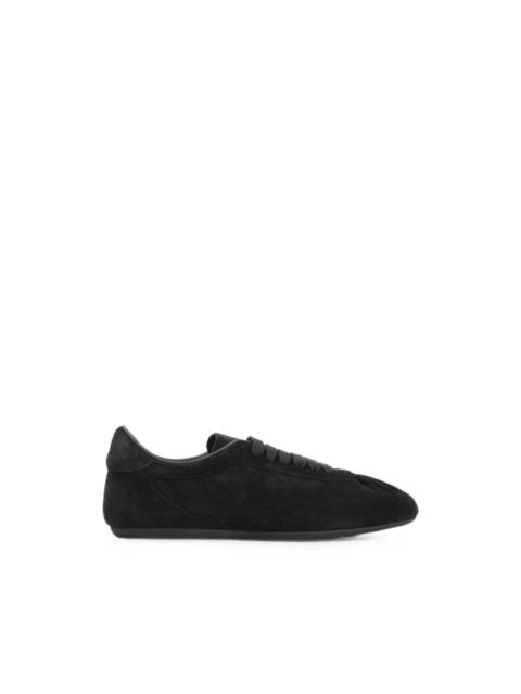 Dolce & Gabbana logo-plaque ruched sneakers