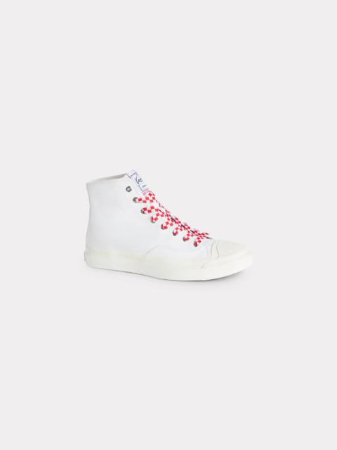 KENZO 'KENZO Hoshi' high top sneakers in cotton canvas