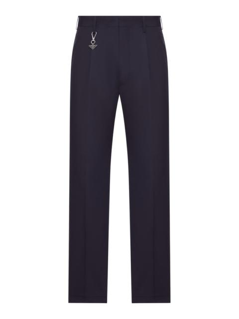 Prada Prada Men Tailored Cotton Poplin Trousers