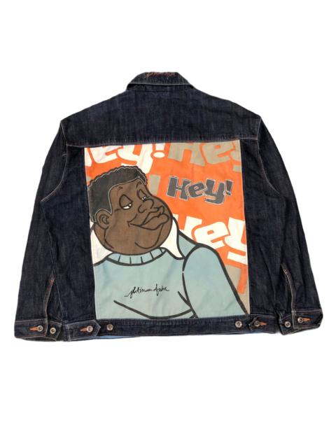 Other Designers Fubu - SS2001 Collection Fubu Platinum Denim Jacket Hip Hop Rap