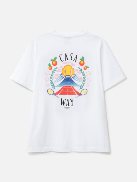 CASABLANCA CASA WAY MOUNTAIN T-SHIRT