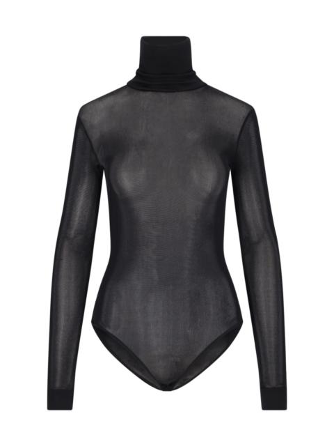 Maison Margiela TRANSPARENT TURTLENECK BODYSUIT