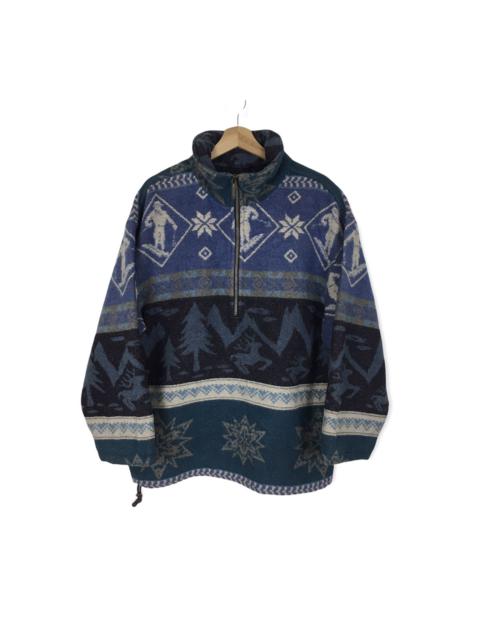 Other Designers L.L. Bean - L.L.Bean Wool Aztec Made In Portugal