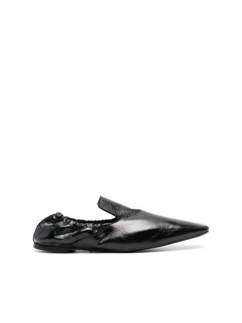 leather loafers
