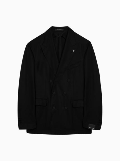 Tagliatore - Tagliatore New York black wool double-breasted jacket