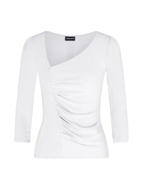 GIORGIO ARMANI Giorgio Armani Women Sweater With Asymmetrical Neckline