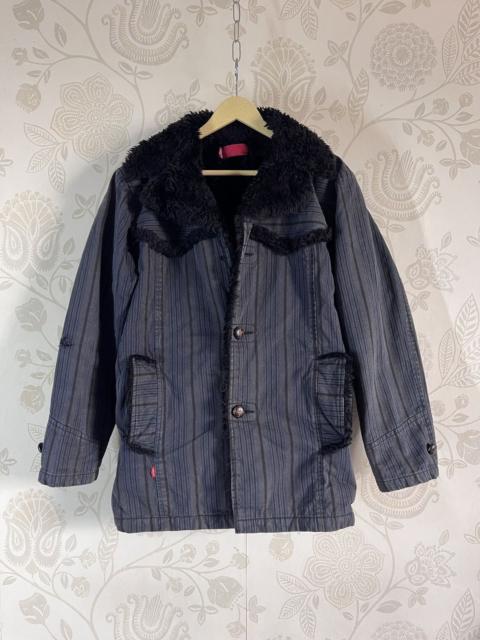 Other Designers Levi's Vintage Clothing × Vintage - Steals 90s Levi's Strauss Red Tag Cotton Fur Wool Jacket