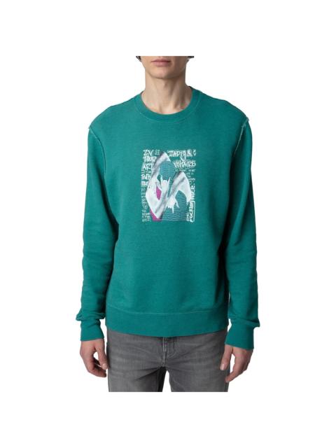Zadig & Voltaire Zadig & Voltaire Simba Photoprint Graffiti Sweatshirt