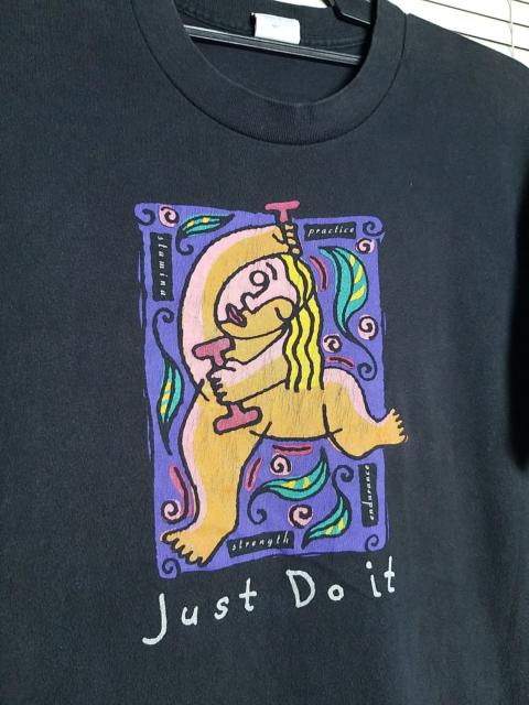 Nike SICK VINTAGE 90'S NIKE JUST DO IT GRAY TAG/LABEL T SHIRT