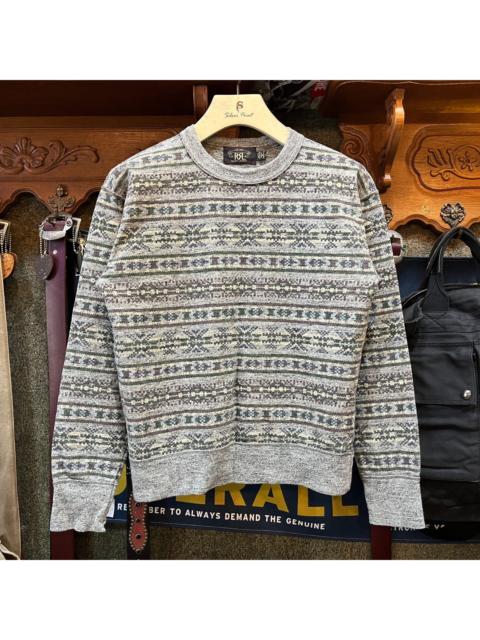 RRL by Ralph Lauren Ralph Lauren Double RL Fair Isle Sweater