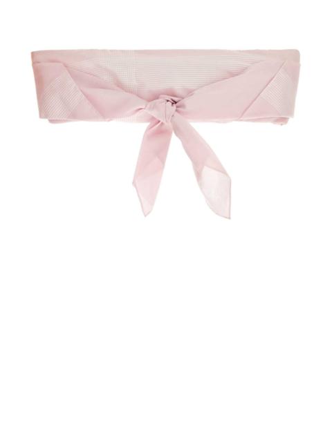 Prada Prada Women Pastel Pink Cotton Crop-Top