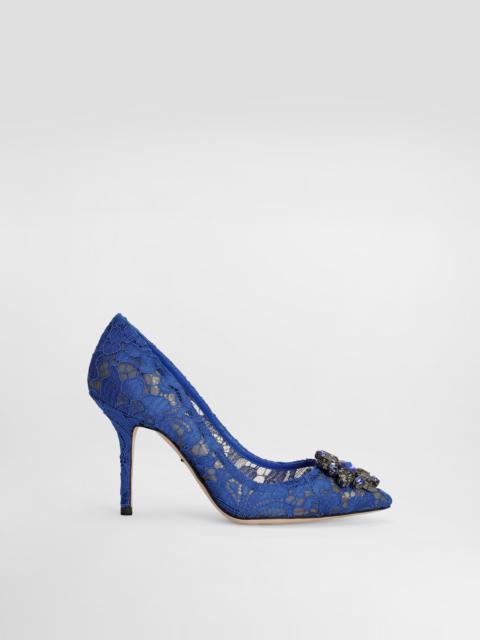 Dolce & Gabbana Pump in Taormina lace with crystals