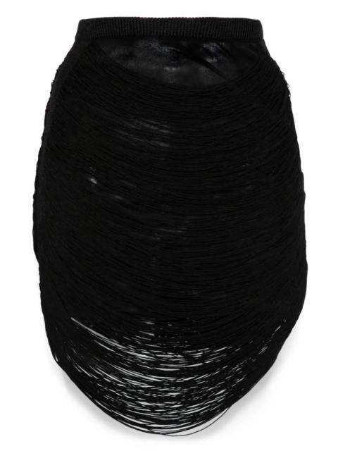 THE ATTICO Lace-Up Mini Skirt