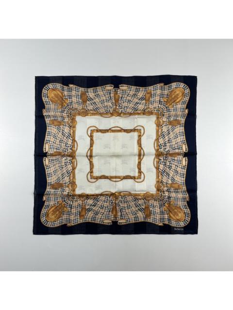 Other Designers Vintage - VINTAGE BURBERRYS BANDANA , NECKERCHIEF