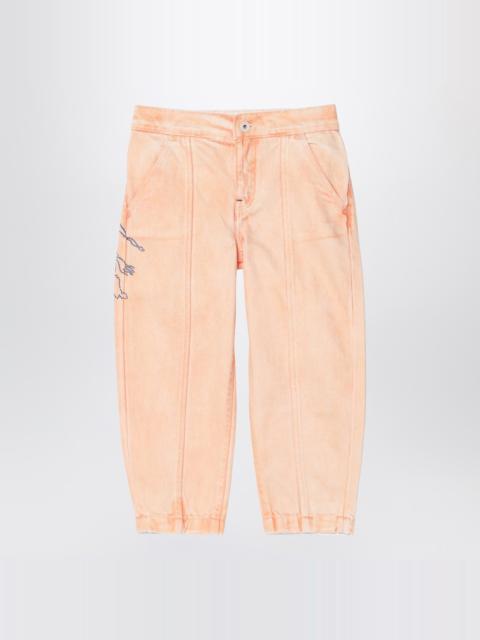 Light pink denim jeans with EKD